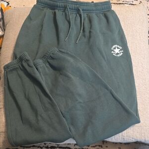 Converse All Star Green Joggers